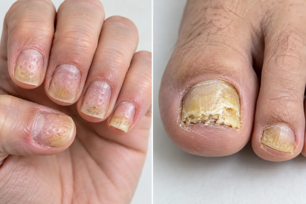 Psoriasis unguéal : quels signes distinguent l’ongle malade d’une mycose ?