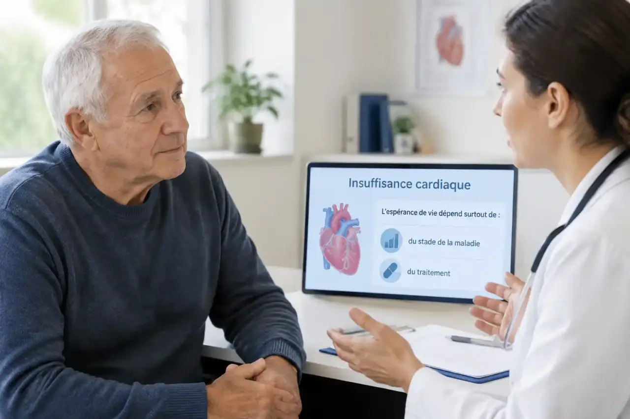 Insuffisance cardiaque : une espérance de vie qui dépend surtout du stade et du traitement